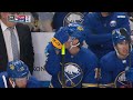 rasmus dahlin s desperation stick save leads to tage thompson s go ahead goal for sabres