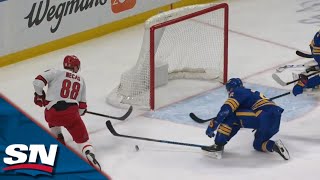 Rasmus Dahlin's Desperation Stick Save Leads To Tage Thompson's Go-Ahead Goal For Sabres