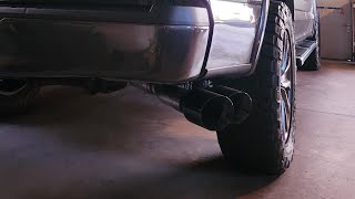 2018 Ford F150 Exhaust 3.5 ecoboost AWE 0FG Exhaust with 3 inch Borla midpipe cold startup  Revs