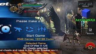 How to use Codebreakar 10.1 on AetherSX2  | 2048 Games Cheat Codes | God of War 2 | Poco F5