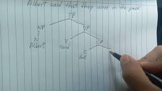 Tree Diagramas CP Complementizers EXAMPLE