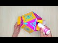 how to make paper colourful lantern kandil lamp for diwali and christmas