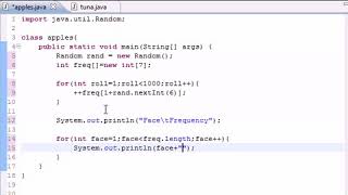 Java Programming Tutorial 30 Array Elements as Counters