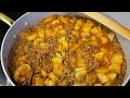 How To Make PICADILLO! | Ground Beef With Potatoes In Sauce!