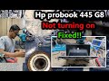 HP ProBook 445 g8 laptop not turning on Fixed!! | HP ProBook laptop won't turn on fixed!!