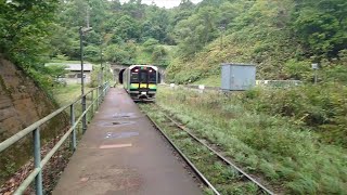 国道出るまでノーカット。小幌駅から静狩駅まで歩く(道間違えて小幌洞窟へ)。 #秘境駅 #北海道