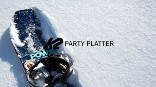 K2 PARTY PLATTER DIRECTIONAL SNOWBOARD - 2020/2021