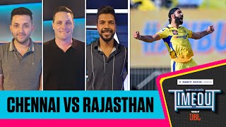 IPL 2024 - CSK vs RR | Timeout LIVE | Chennai restrict Rajasthan to 141/5