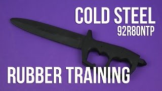 Распаковка Cold Steel Rubber Training Trench Knife Double Edge 92R80NTP