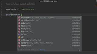 Python Basics - Part 51 (Using strptime of the Datetime Library)