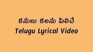 Kanulu Kalanu Kalipe Telugu Lyrics Video | Abbayitho Ammayi | Rahman | Ilayaraja | Chinmayi |