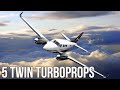 5 Best Twin Turboprop Airplanes In The World