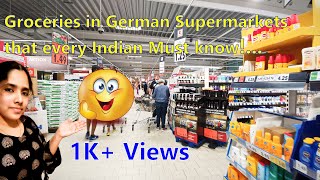 Grocery shopping Germany | Groceries in German Supermarkets that an Indian must know | Eng-Ep 15[4K]
