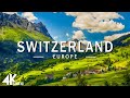 FLYING OVER SWITZERLAND (4K UHD) - Relaxing Music Along With Beautiful Nature Videos - 4K Video