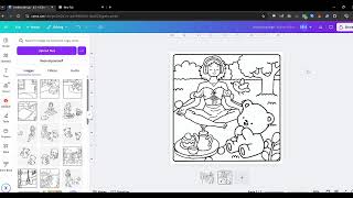 Create Coloring Pages Like Coco Wyo or Bobbie Goods Inside Canva Tutorial | Huw Hughes