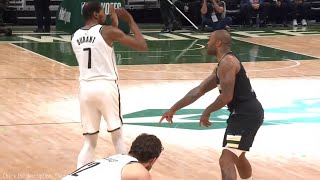 Kevin Durant teaches PJ Tucker his moves 👀 Bucks vs Nets Game 6