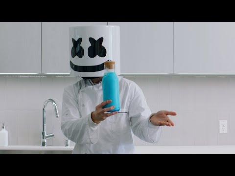 FORTNITE SHIELD POTION DIY Cooking with Marshmello