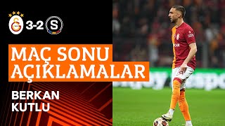 📺 Berkan Kutlu'nun maç sonu açıklamaları | #GSvACS #UEL