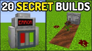 20+ SUPER SECRET Build Hacks! [Minecraft]