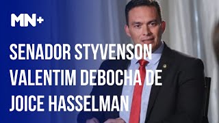 Senador Styvenson Valentim debocha de Joice Hasselman e diz que agressão foi por \