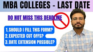 Must-Fill College Forms Before CAT 2024 | Don't Miss These Deadlines! 🛑🛑🛑