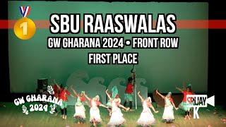 [1st Place] SBU Raaswalas | GW Gharana 2024 [Back Row]