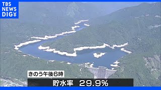 高知・早明浦ダム取水制限 香川への水供給半分に｜TBS NEWS DIG