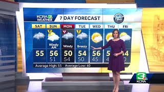 Northern California weekend forecast: Light rain for Saturday, winds pick up in evening