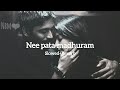 Nee Pata Madhuram [Slowed+Reverb]|Dhanush| Sruthihasan|Anirudh| #neepatamadhuram #lovesongs #nbm❤