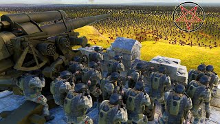 Modern Artillery Fortress Vs 4 Million Demon Army - Ultimate Epic Battle Simulator 2 Uebs 2