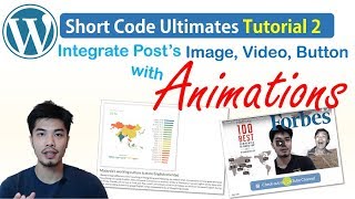 Integrate Post's Image, Video & Button with Animation! [ShortCode]