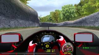 rFactor - Lap of Trial Mountain with Gerhard Berger