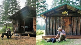 The Story of SAVING AN OLD LOG CABIN IN THE MAINE WOODS | (TIMELAPSE with Commentary)