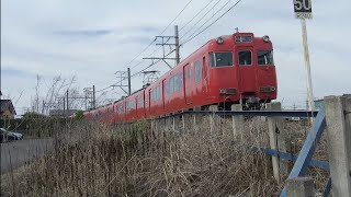 名鉄6000系6003F　普通知立行　新川町駅〜北新川駅間通過