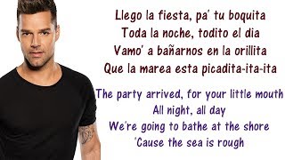 Ricky Martin - La Mordidita Lyrics English and Spanish - ft. Yotuel - Translation & Meaning