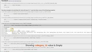ValueError: Field 'category' expected a number but got ' ' - Django