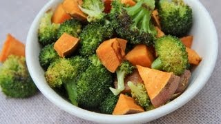 Roasted Broccoli \u0026 Sweet Potato Side Dish- My FAV!!!