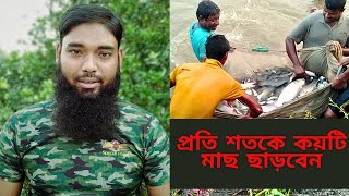 শতকে কয়টি মাছ ছাড়বেন ? পুকুরে মাছ ছাড়ার সঠিক নিয়ম