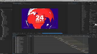 Broadcast 24 News Channel Tutorial (After Effects Template - Premiere Pro Mogrts)