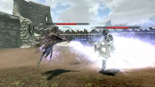 Skyrim Battles - The Ebony Warrior vs. Zahkriisos, Dukaan, \u0026 Ahzidal