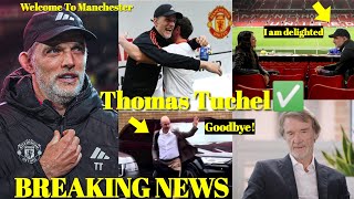 BREAKING!🔒Thomas Tuchel At Old Trafford🔴Jim Ratcliffe $ACK Ten Hag Manchester United News