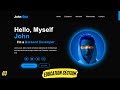 Complete Responsive Portfolio Website using HTML CSS and JavaScript | Building Education Section