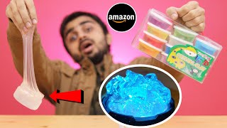 Amazon से मँगाया ये ज़बरदस्त चीज़ !! This Transparent \u0026 Clear Slime Is Totally Amazing - Unboxing