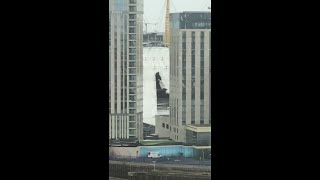 Storm Eunice tears hole in London's O2 Arena