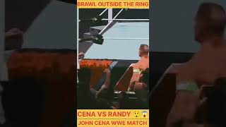 John Cena vs. Randy Orton Brawl Outside The Ring Match #short #wwe #wrongnkyt #viral