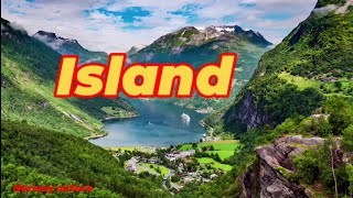 Island| Relaxation film| |Drone shot| Island travel videos| Nature Video| 4k|Iceland|