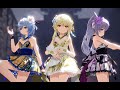 【Genshin Impact MMD/4K/60FPS】Lumine & Keqing & Ganyu【桃源恋歌】