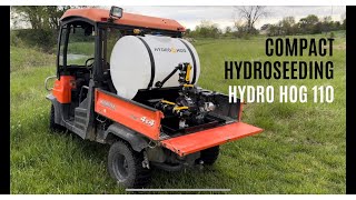 Introducing the HydroHog 110: A compact hydroseeder!