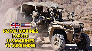 Royal Marines forced U.S Marines to surrender in exercise after eliminating almost the entire unit
