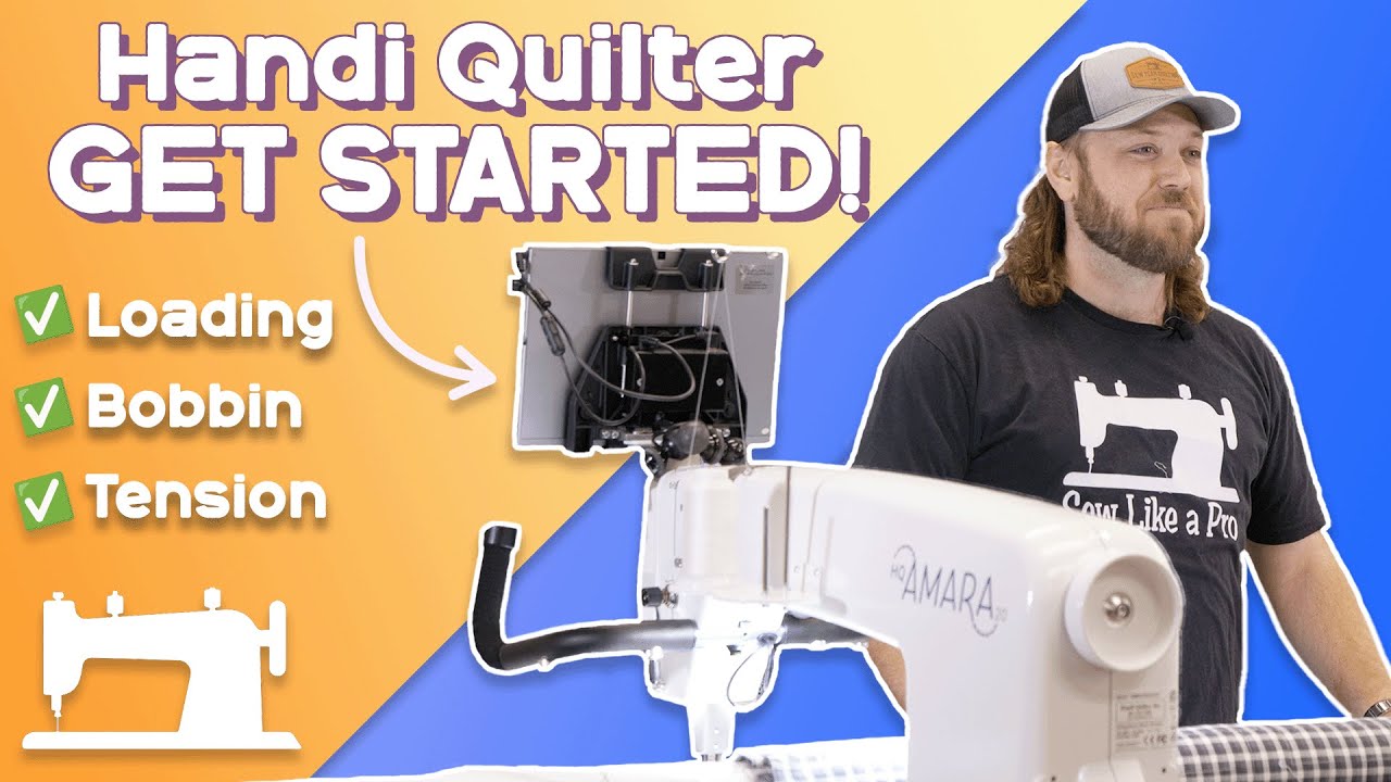 Longarm Setup And Basics Handi Quilter Tutorial Youtube